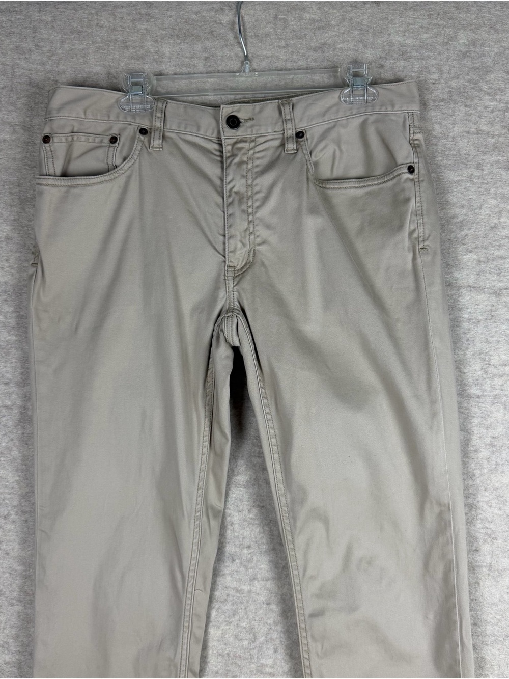 Men's Polo by Ralph Lauren Slim Fit Straight Light Khaki Casual Pant Size 32/32